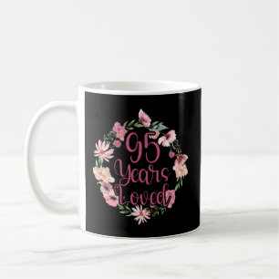 Mug 95 Ans Aimés 95E Grand-Mère De La Fête Anniversair