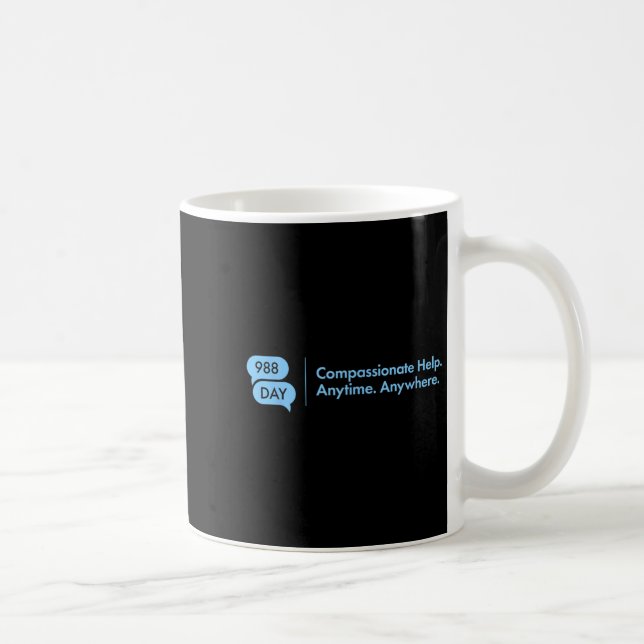 Mug 988 Jour - Soutien à la prévention du suicide 9_8  (Droite)