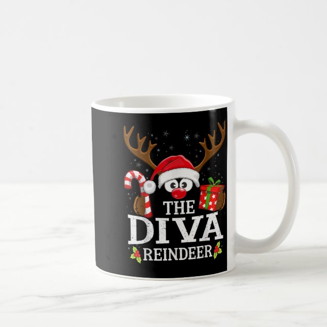 Mug 99 Matching Christmas Reindeer Squad Uni-kids Chri (Droite)