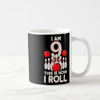 Mug 9 ans Vieux Bowling Party 9e Anniversaire C'est co