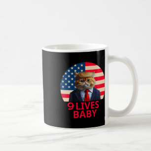 Mug 9 Lives Baby Cat Trump 2024 Gagner Victory Winner