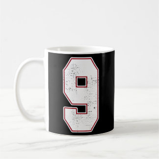 Mug 9 Numéro du plan 9 Ventilateur de diversité équipe