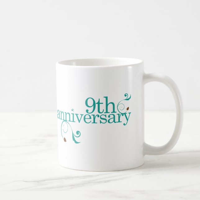 Mug 9ème Anniversaire (Droite)