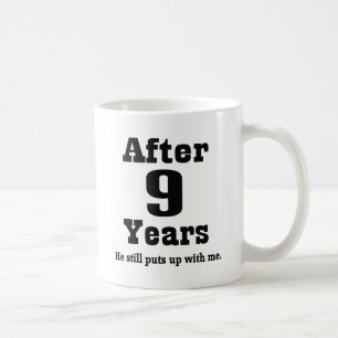 Mug 9ème Anniversaire (drôle)