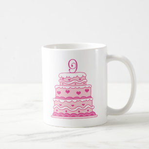 Mug 9ème cadeau heureux d'anniversaire
