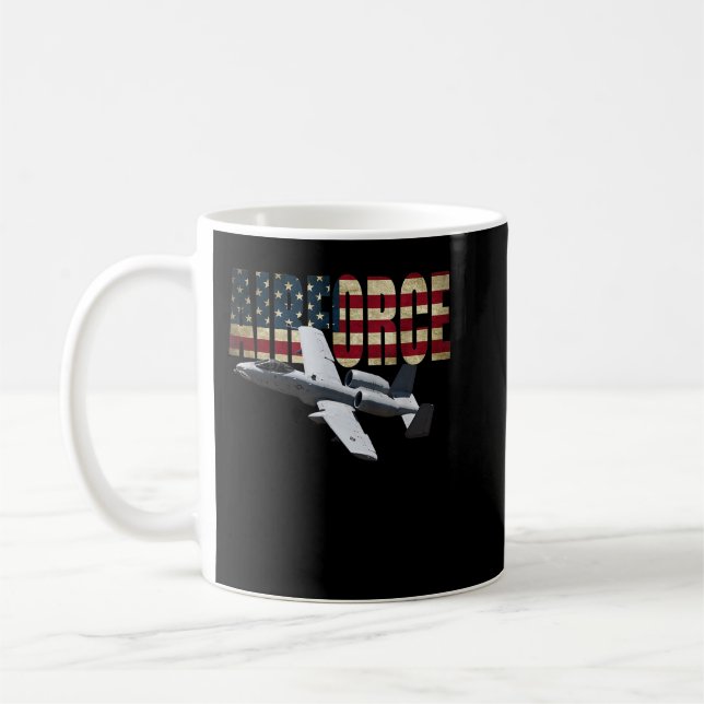 Mug A10 A-10 Thunderbolt Warthog Brrrt Bouche de requi (Gauche)