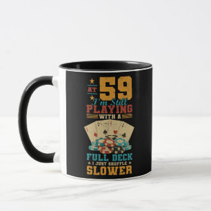 Mug À 59 Jouer Avec Pont Complet Poker 59e Anniversair