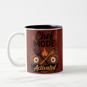 Mug à accentuation Mode Chef Activé noir