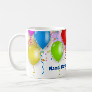 Mug à ballons coloré - Personnalisable!