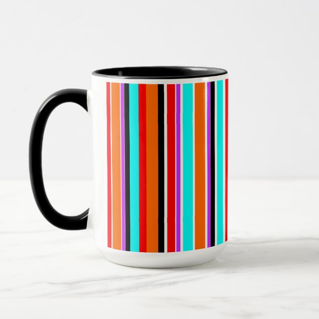 Mug à bandes mixtes (Gauche)