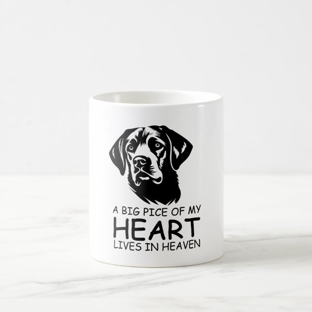 MUG A BIG PICE OF MY HEART LIVES IN HEAVEN (Centre)