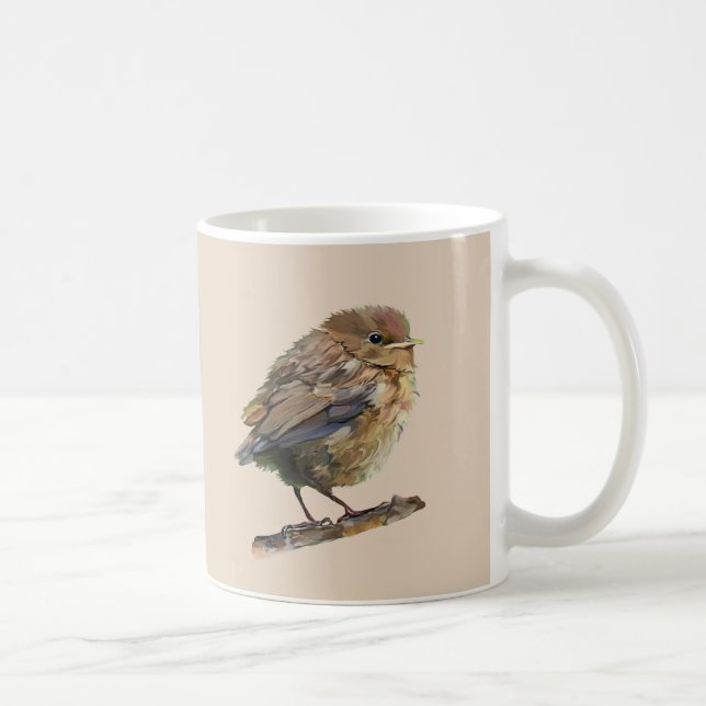 Mug A blackbird fledgling  (Droite)