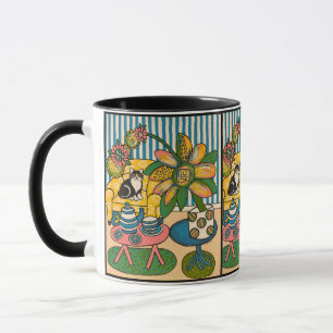Mug à boisson de 11 oz "Tea and Tuxie"