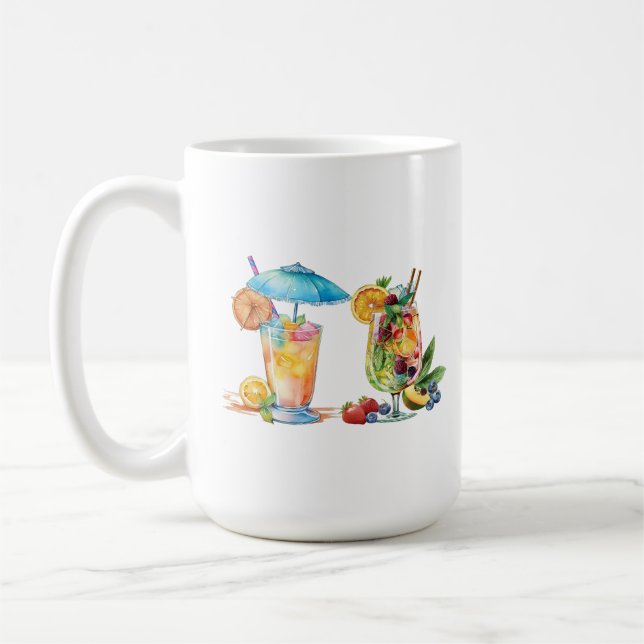 Mug à boisson tropicale (Gauche)