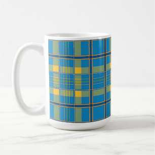 mug à café à carreaux tartan écossais