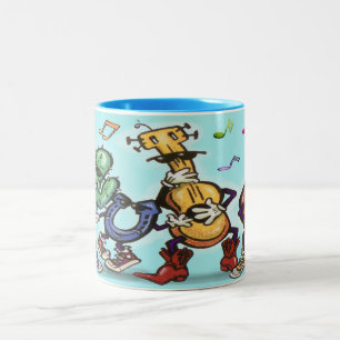 Mug à café à deux tons