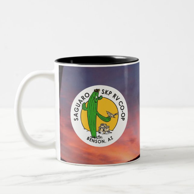 Mug à café à deux tons (11 oz ou 15 oz) (Gauche)