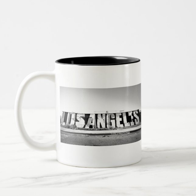 Mug à café à deux tons de Los Angeles (Gauche)