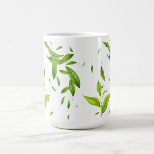 Mug à café à motif floral personnalisé