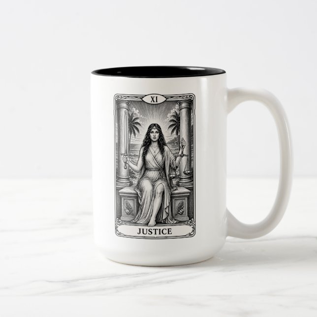mug à café à thème carte de tarot (Droit)