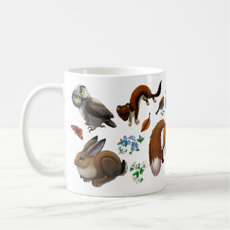 Mug à café Animaux de la forêt