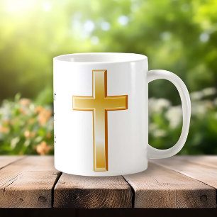 Mug à café Christian Gold Cross
