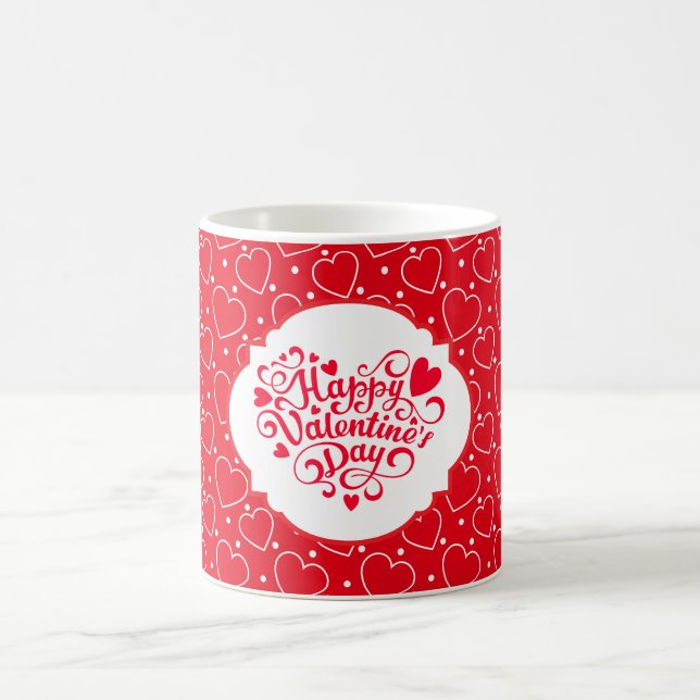Mug à café Cœur de la Saint-Valentin (Centre)