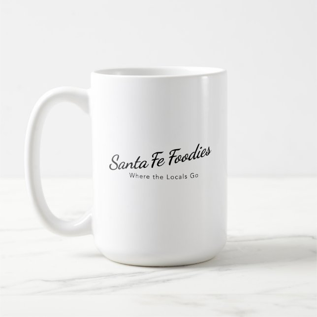 Mug à café de 15 oz avec logo (Gauche)