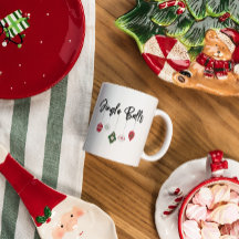 Mug à café de Noël - Boules de Jingle