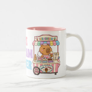Mug à Café Glace Pastel Mignon Capybara Kawaii