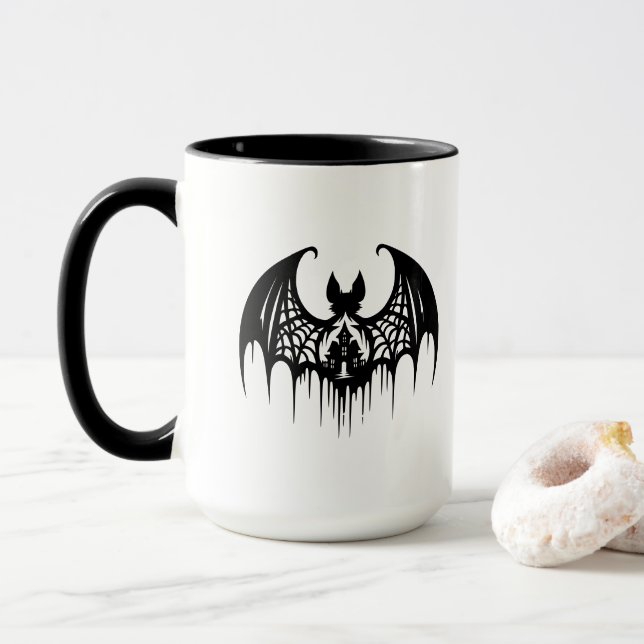 Mug à café Halloween (Avec donut)