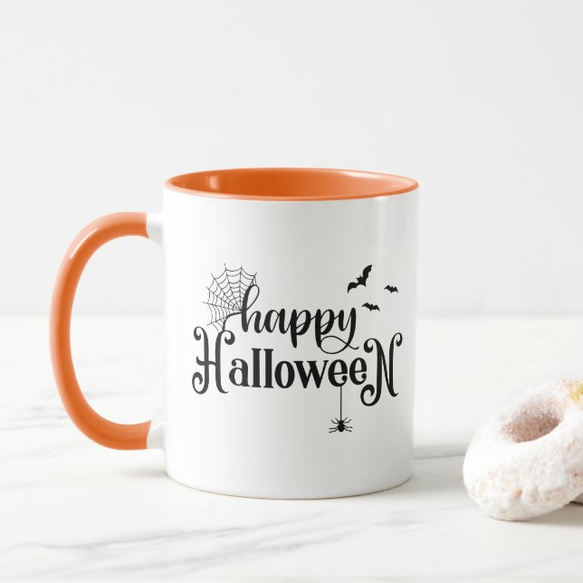 Mug à café Halloween (Avec donut)