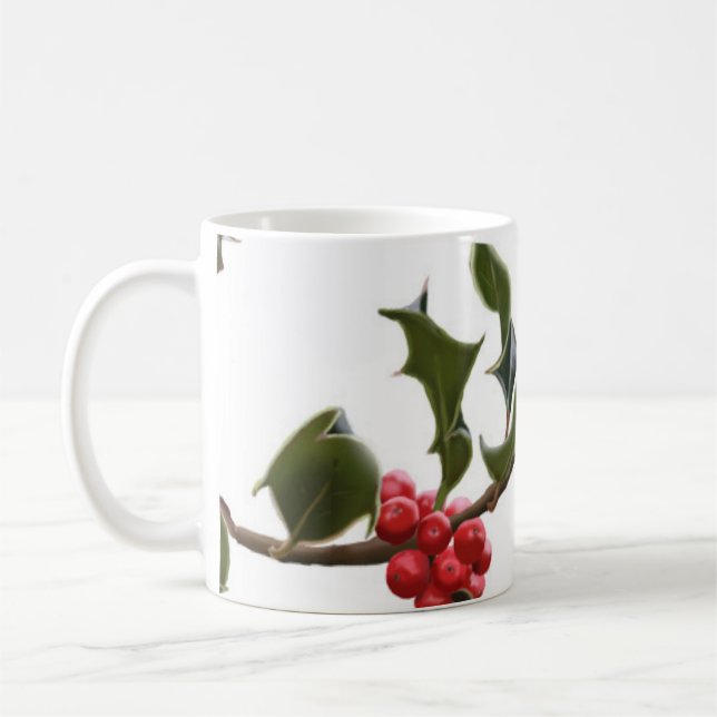 Mug à café Holly Berries (Gauche)
