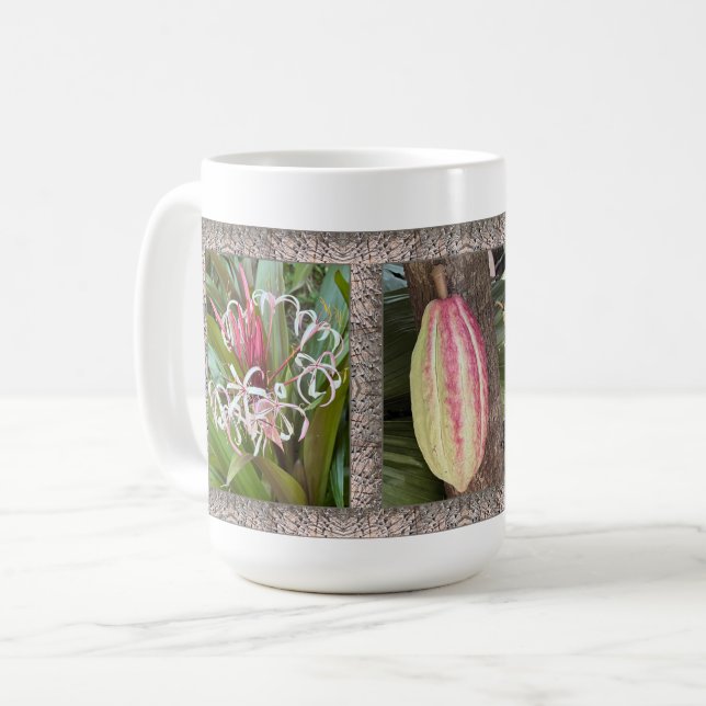 Mug à café inspirant avec Plantes frappants (Devant gauche)