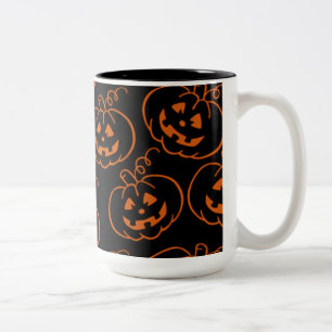 Mug à café Jack-O-Lantern Citrouille d'Halloween
