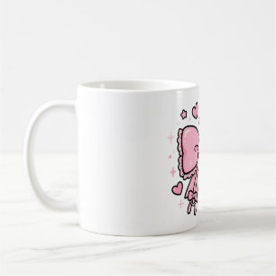 Mug à café joli poulpe rose – Créature marine ador