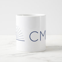 Mug à café Jumbo du CMEC - 20 oz, blanc avec marin
