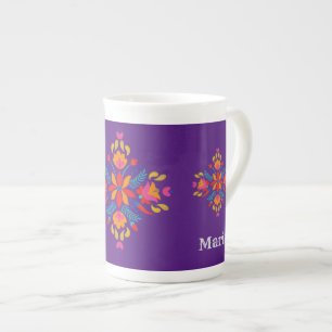 Mug à café Motif Fleur Mexicaine