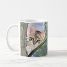 Mug à café ou thé avec chaton