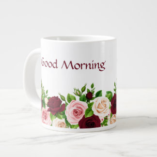 Mug à café personnalisé floral