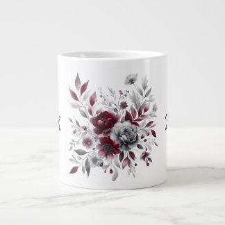 Mug à café personnalisé floral