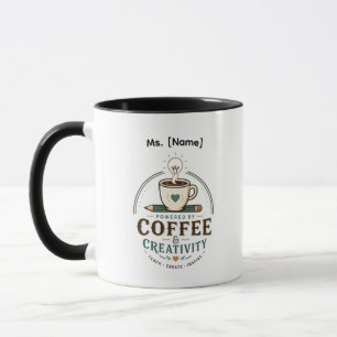 Mug à café personnalisé pour enseignant Propulsé