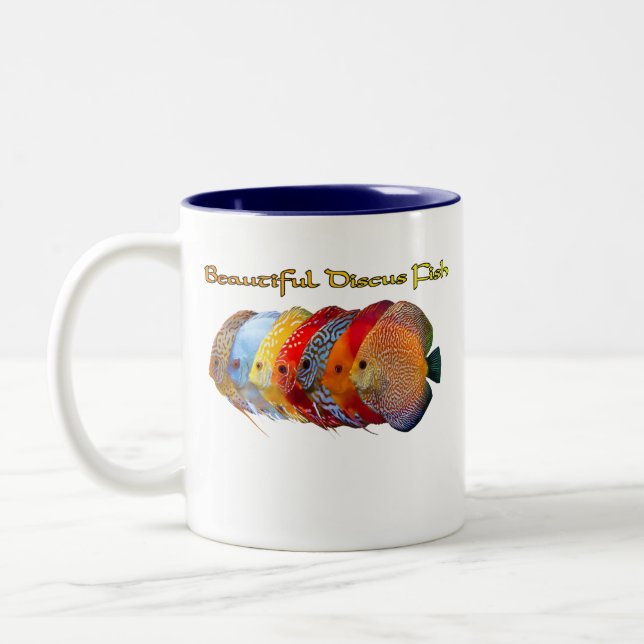 Mug à Café Poisson Discus Beau (Gauche)