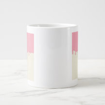 Mug à café rose avec une illustration de panda des