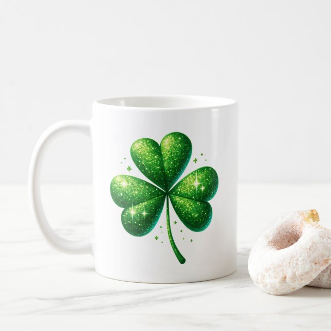 Mug à café Saint Patrick (Avec donut)