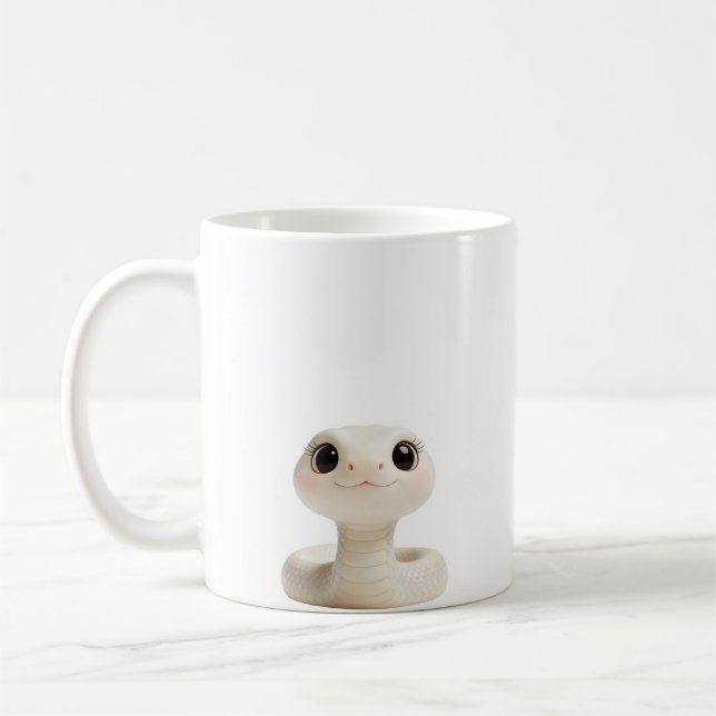 mug à café serpent adorable (Gauche)