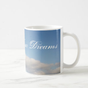 Mug à café «Suivez vos rêves»   Nuages blancs