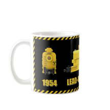 Mug à café Train Diesel Plaqué Plomb 1954