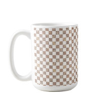 Mug à carreaux inspiré de l'Empire français