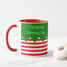 Mug à combustible du matin de Noël